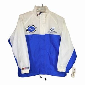 Y2K Mark Martin Pfizer NASCAR Windbreaker Jacket Men's Large NWT Memorabilia